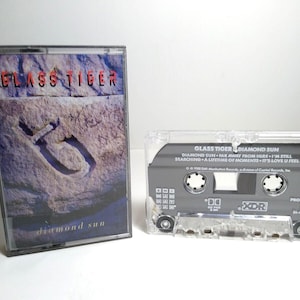 Glass Tiger Diamond Sun Cassette Tape Original 1988 Audio Album Pop Rock Music