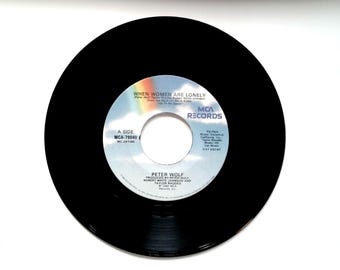 Peter Wolf – When Women Are Lonely 7" Vinyl 45RPM Record Pop Rock 1990 MCA