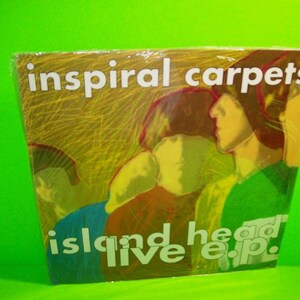 Inspiral Carpets Island Head Live Sealed 1990 Vinyl 12&quot; EP Record Alternative Rock Unique Gift