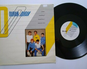 Duran Duran Is There Something I Should Know 12" Vinyl Record Synth-Pop New Wave Unique Gift