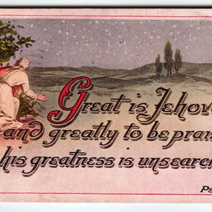 Great Is Jahwe And Greatly To Be Praisted Lords Day Church Postkarte Trenton Mo