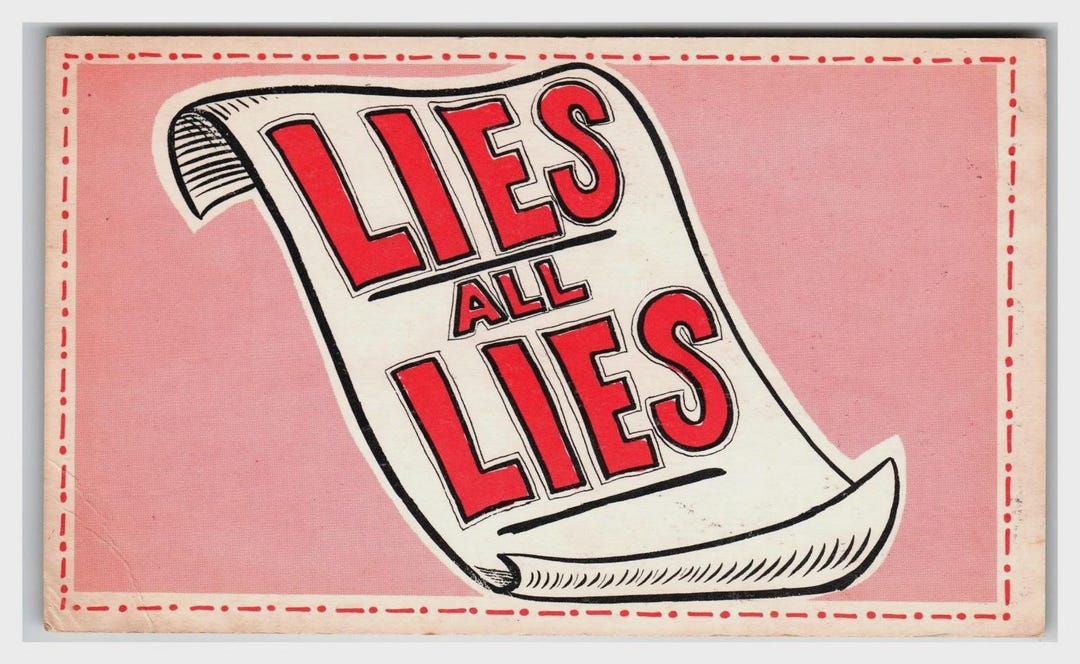 Lies Rearranged Vintage