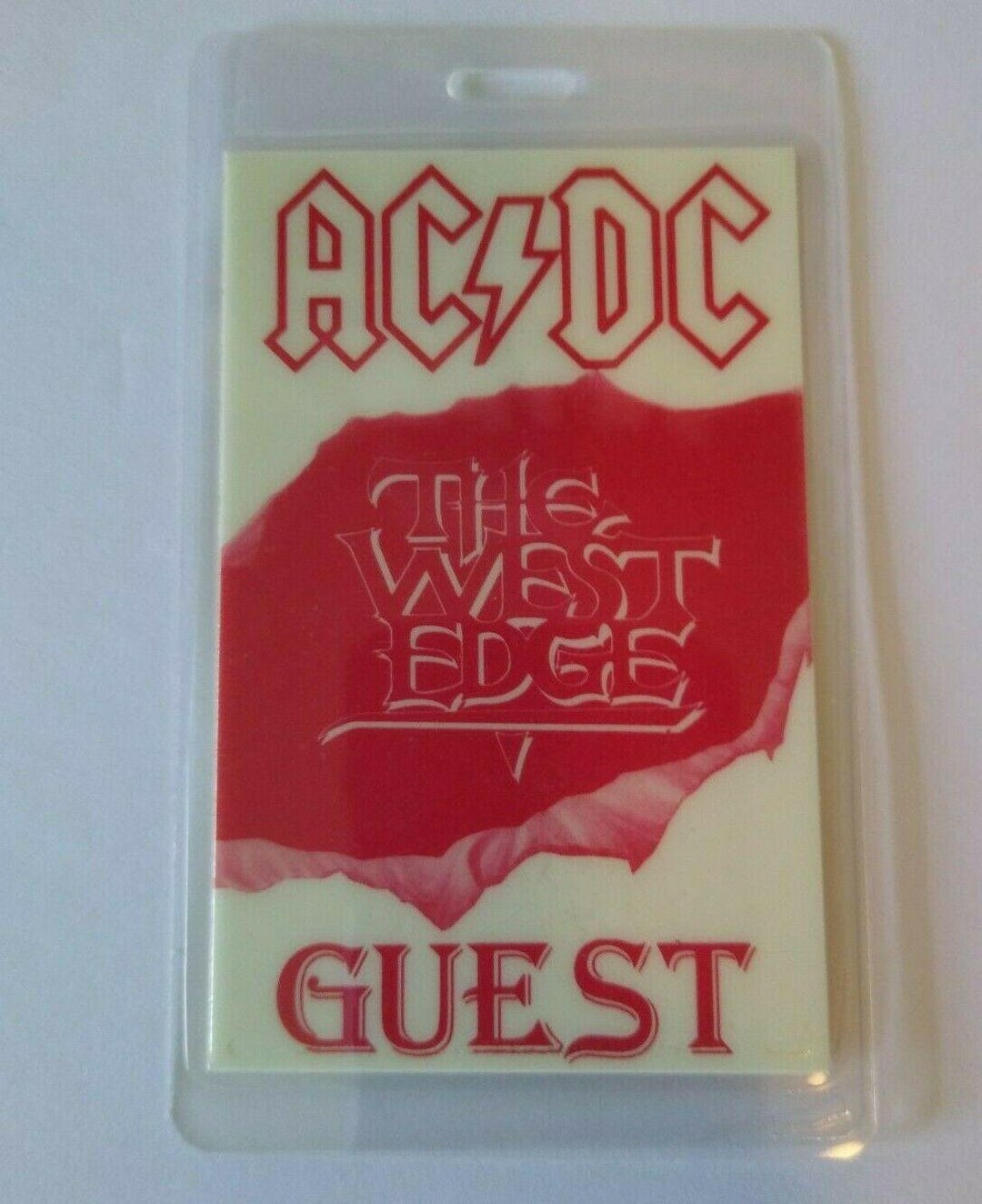 AC/DC Backstage Pass: the Razors Edge Tour, 1990 Glow-in-dark - Etsy