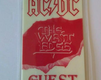 AC/DC Backstage Pass: The Razors Edge Tour, 1990 Glow-in-Dark