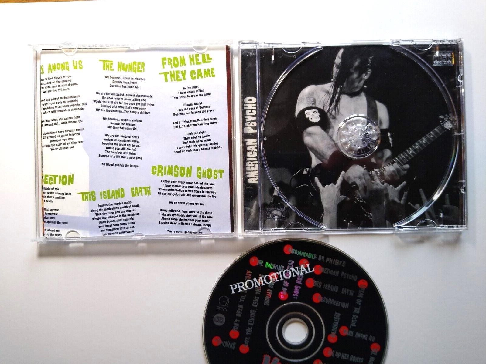 ミスフィッツ アメリカン・サイコ プロモーション版 CD 1997 パンク