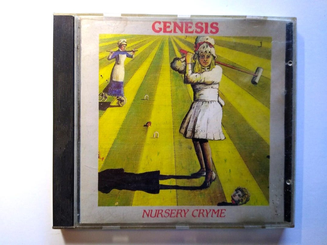 Genesis Nursery Cryme CD Early UK Edition No Barcode Japan on