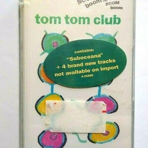 Tom Tom Club Boom Boom Chi Boom Boom SEALED Cassette Tape Album Talking Heads Unique Gift