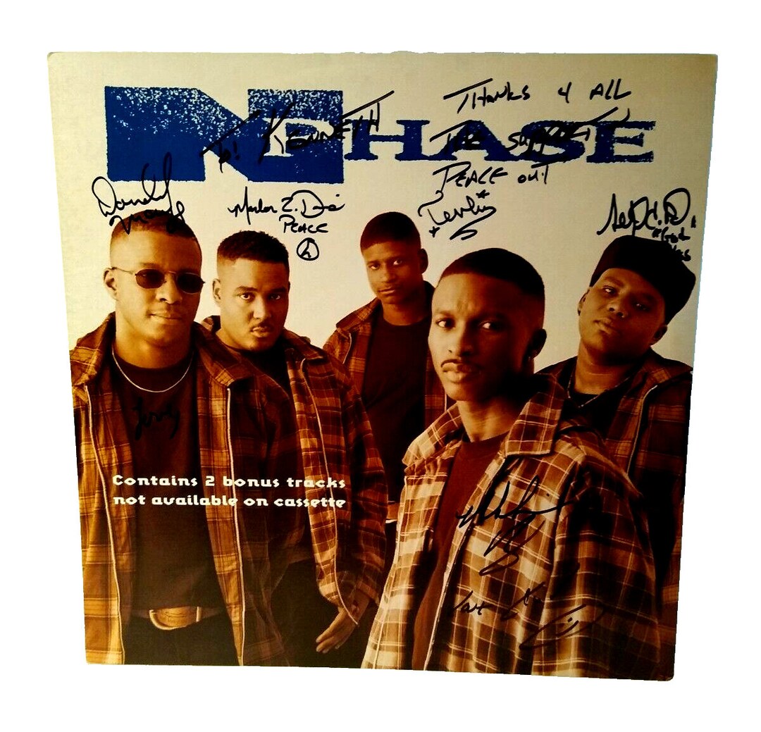 N Phase サイン入りバンド サイン入りポスター 額装済み