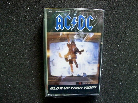 AC/DC Blow Up Your Video SEALED 1988 Cassette Tape Album Hard | Etsy