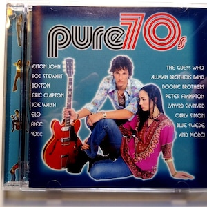 Pure 70&#39;s CD Elton John thin Lizzy Rod Stewart Boston Free 10CC Lynyrd Skynyrd