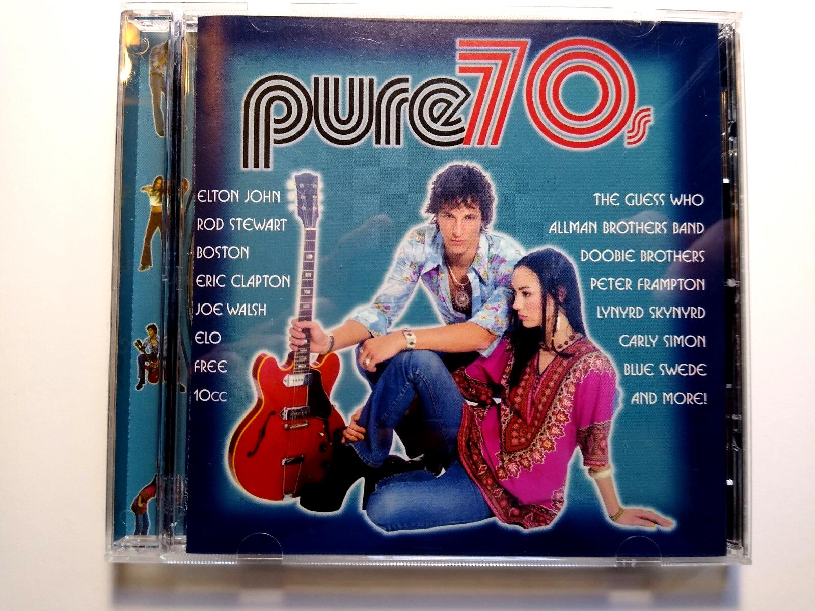 Pure 70's CD Elton John dünne Lizzy Rod Stewart Boston Free 10CC Lynyrd Skynyrd