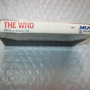 The Who Who's Missing Cassette Tape Columbia House Club Edition Classic Rock Music Gift Unique Gift image 8