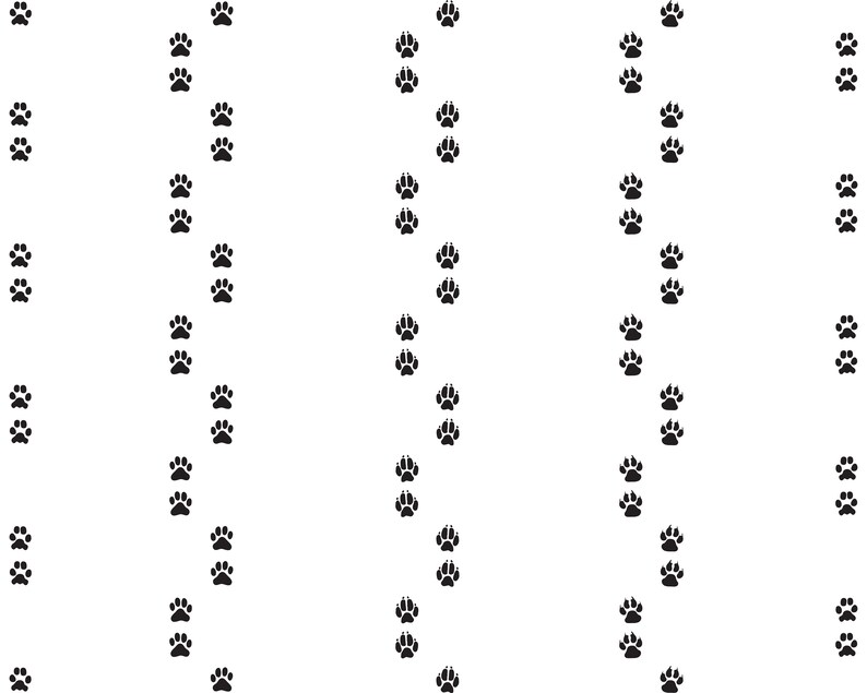Download animal tracks.Instant download. Seamless pattern of cat ...