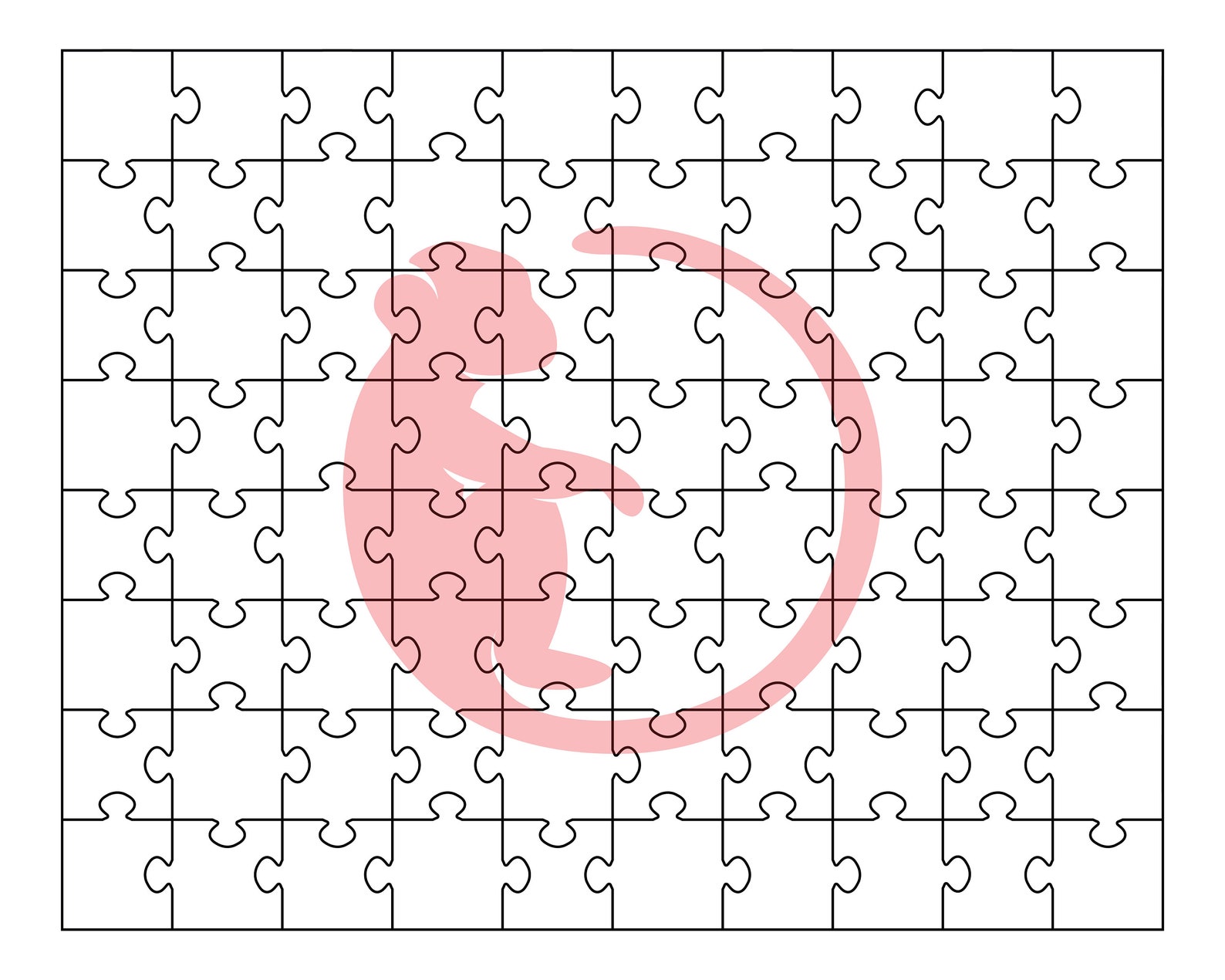 Paquete de rompecabezas archivo Svg descarga instantánea Etsy España