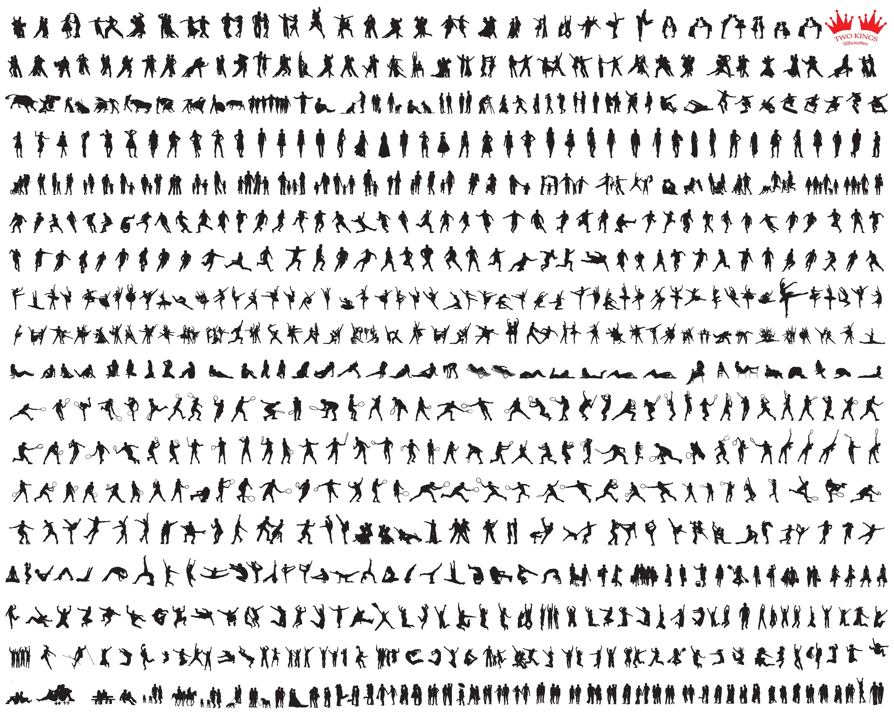 Download Svg Cuttable Big Collection Of Human Silhouette Vector Svg Etsy
