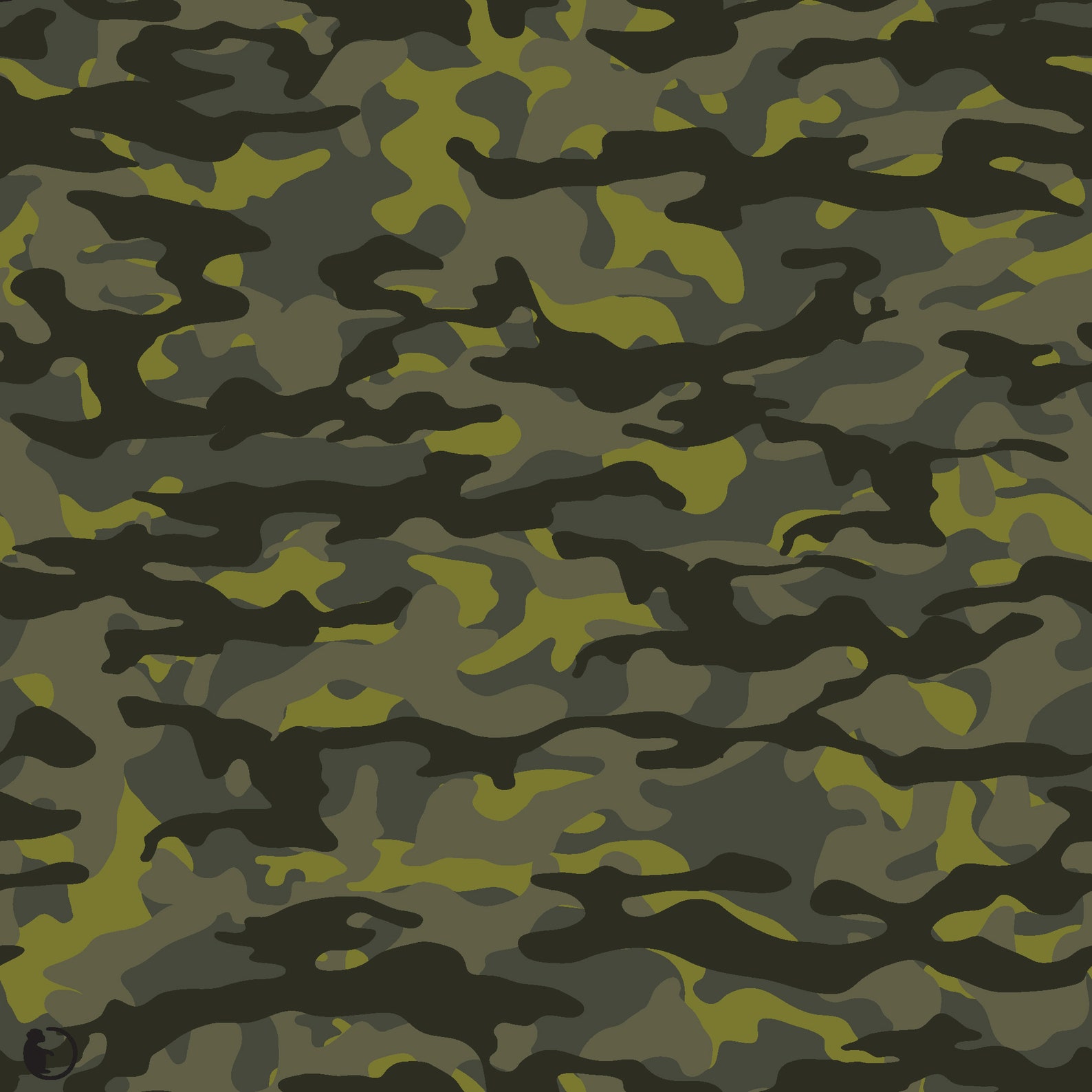 Green Camo Digital Paper Instant Download Scrapbook Paper Etsy UK
