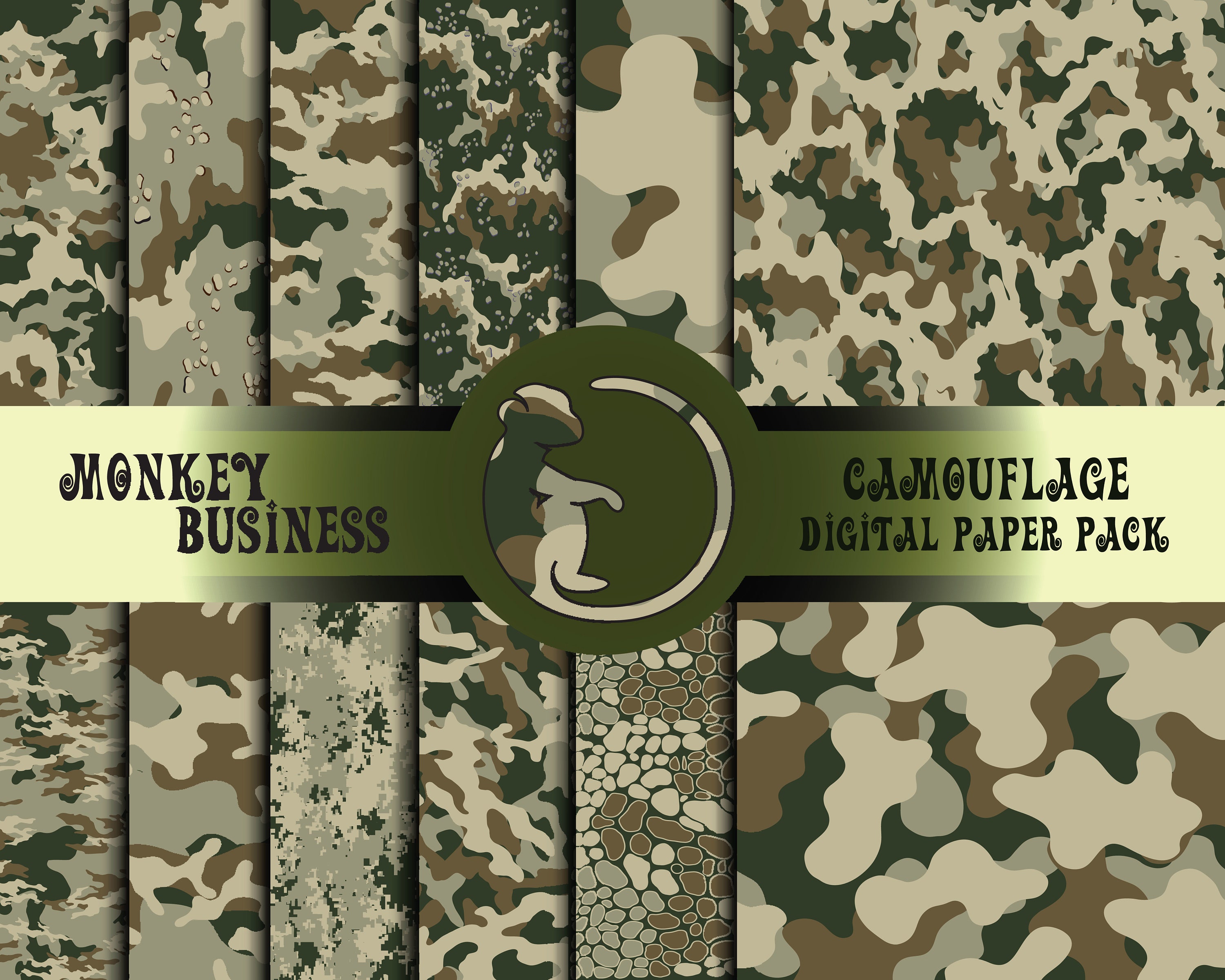 Patrones de camuflaje Fondos de pantalla del ejército sin - Etsy México Patrones de camuflaje Fondos de pantalla del ejército sin - Etsy México