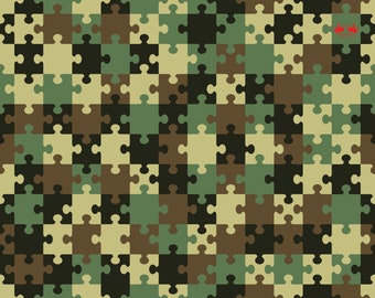 Camouflage  Seamless  Puzzle SVG, Digital clipart, Files eps, jpg,  Puzzle design vector, Instant download  svg, png, dxf  for Cricut