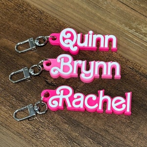 The Original Personalized Doll style Name Magnets, Personalized gift Magnets, 3D Locker Decor Magnets, Custom keychain, Cruise magnets image 7