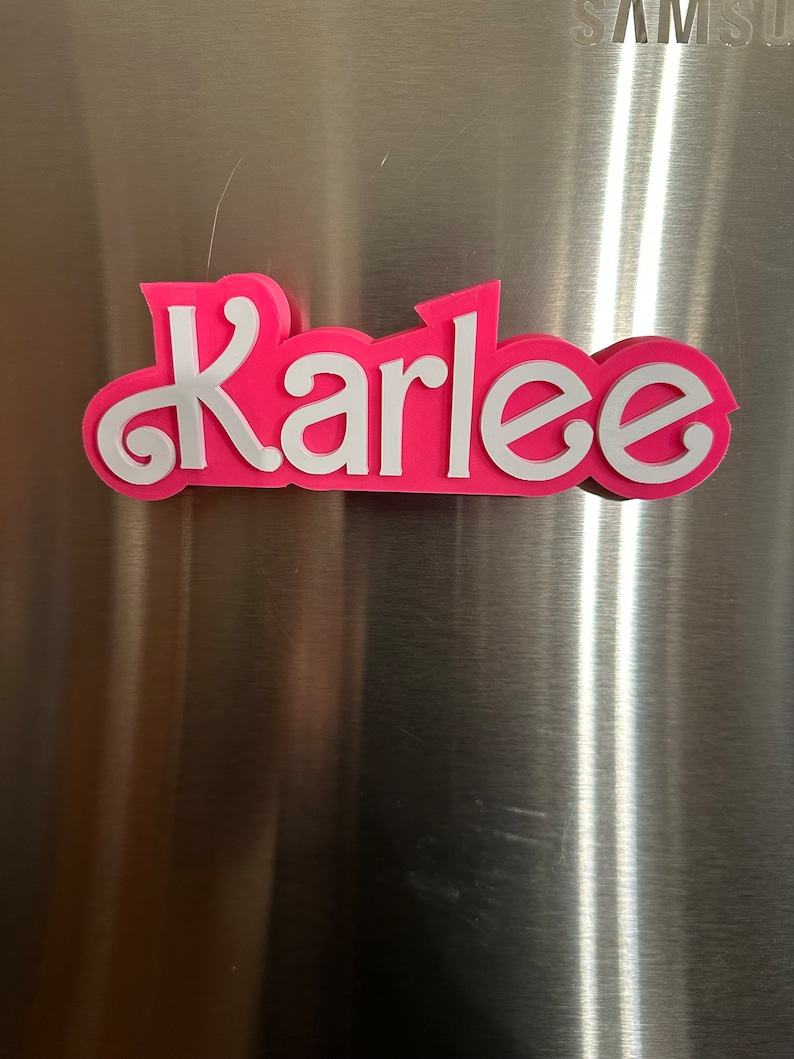 The Original Personalized Doll style Name Magnets, Personalized gift Magnets, 3D Locker Decor Magnets, Custom keychain, Cruise magnets image 4