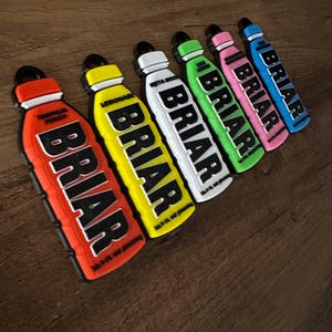 Custom Prime Style 3D Bag Tag: Personalized Drink Keychain