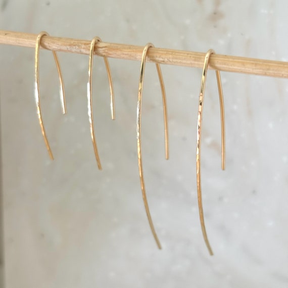 Fish Hook Pull Through Earrings Fish Hook Pull Through Earrings
