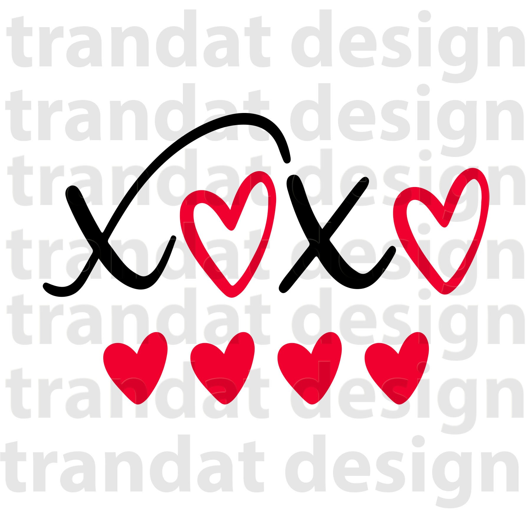 Download xoxo Svg file Valentine Svg file for Silhouette Cricut ...