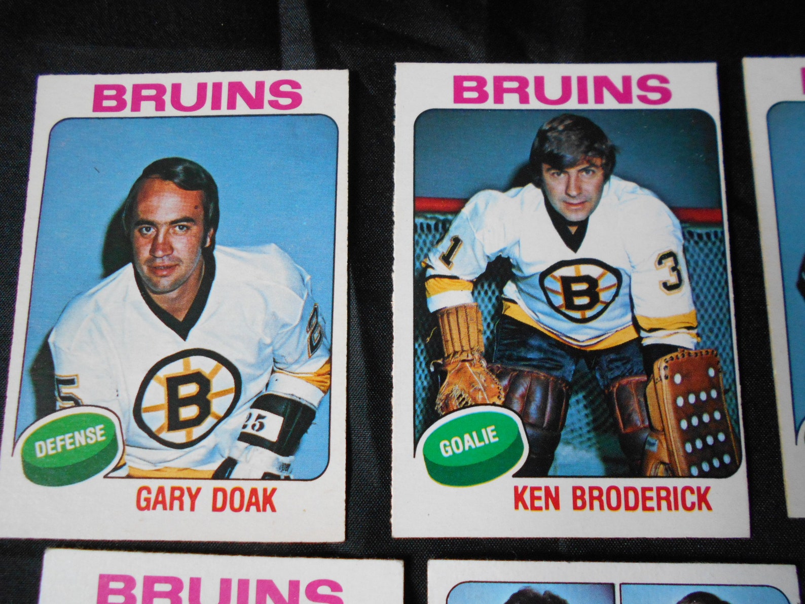 Boston Bruins 19751976 Ice Hockey Topps & OPC Trading Cards Etsy