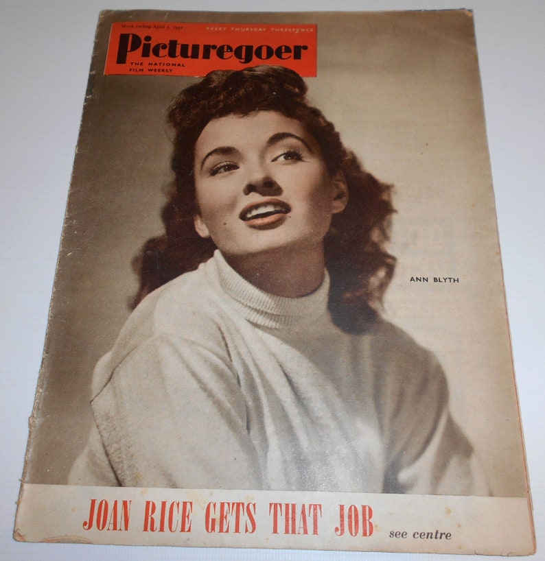 JACK HAWKINS VINTAGE 2 AUG 1952 PICTUREGOER MAGAZINE