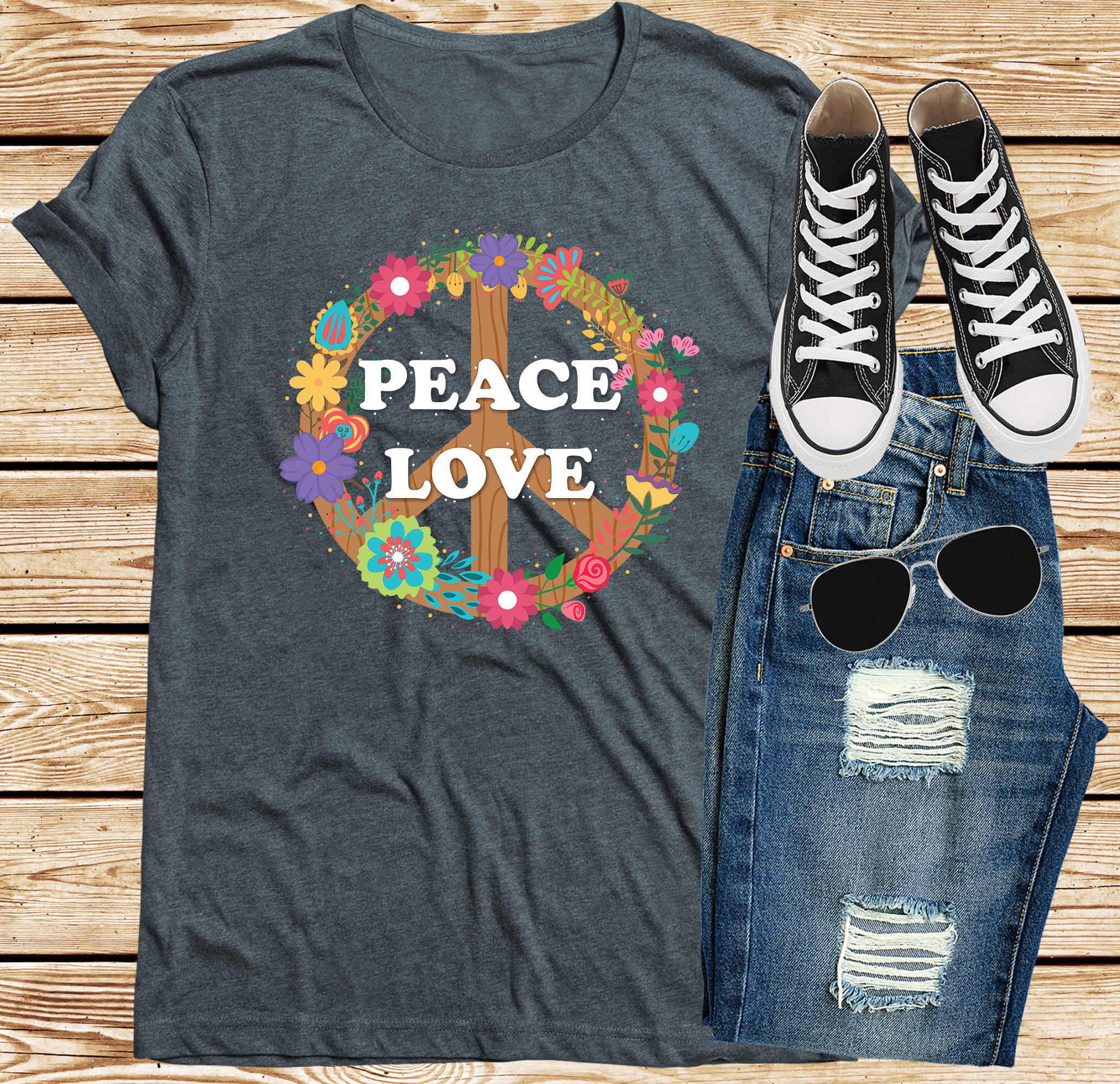 peace love tee shirts