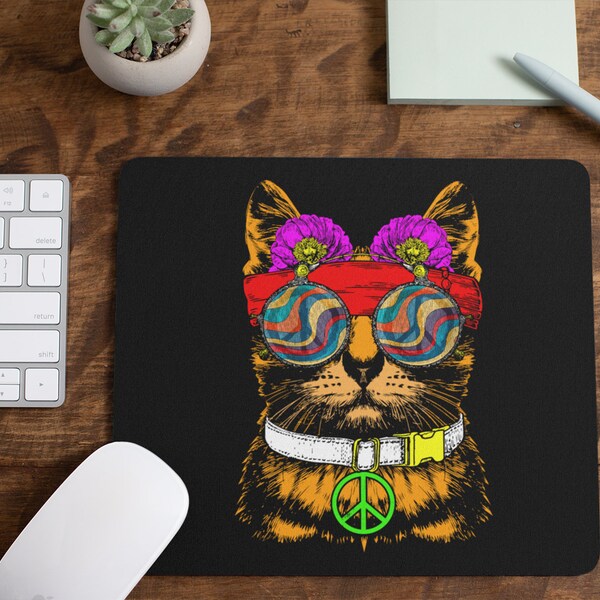 Kitty Peace Sign Etsy