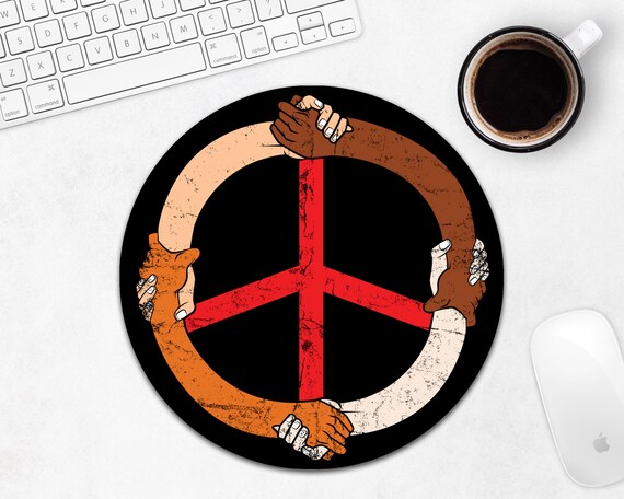 Peace Sign Mouse Pad