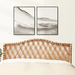 Rattan headboard, headboard wood, rattan furniture, headboard double, headboard queen, headboard king, headboard full, wicker furniture