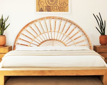 Rattan headboard, headboard wood, rattan furniture, headboard double, headboard queen, headboard king, headboard full, wicker furniture