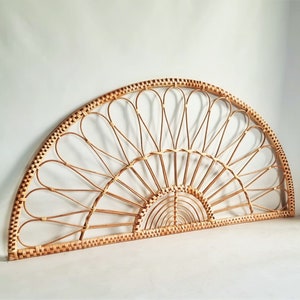 Light Ratta Headboard Rattan Headboard, Headboard Wood, Rattan Furniture, Headboard Double ...