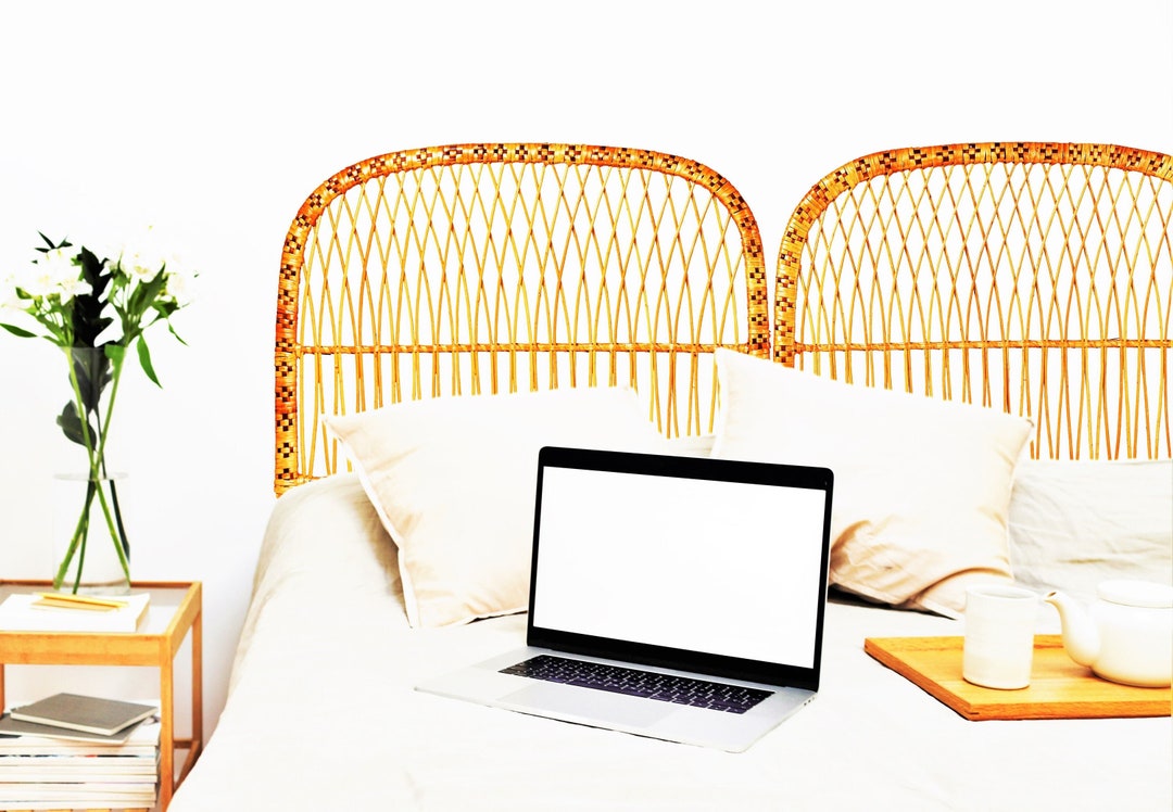 Wood Headboard, Rattan Headboard, Rattan Furniture, Bedhead, Headboard King, Headboard Queen