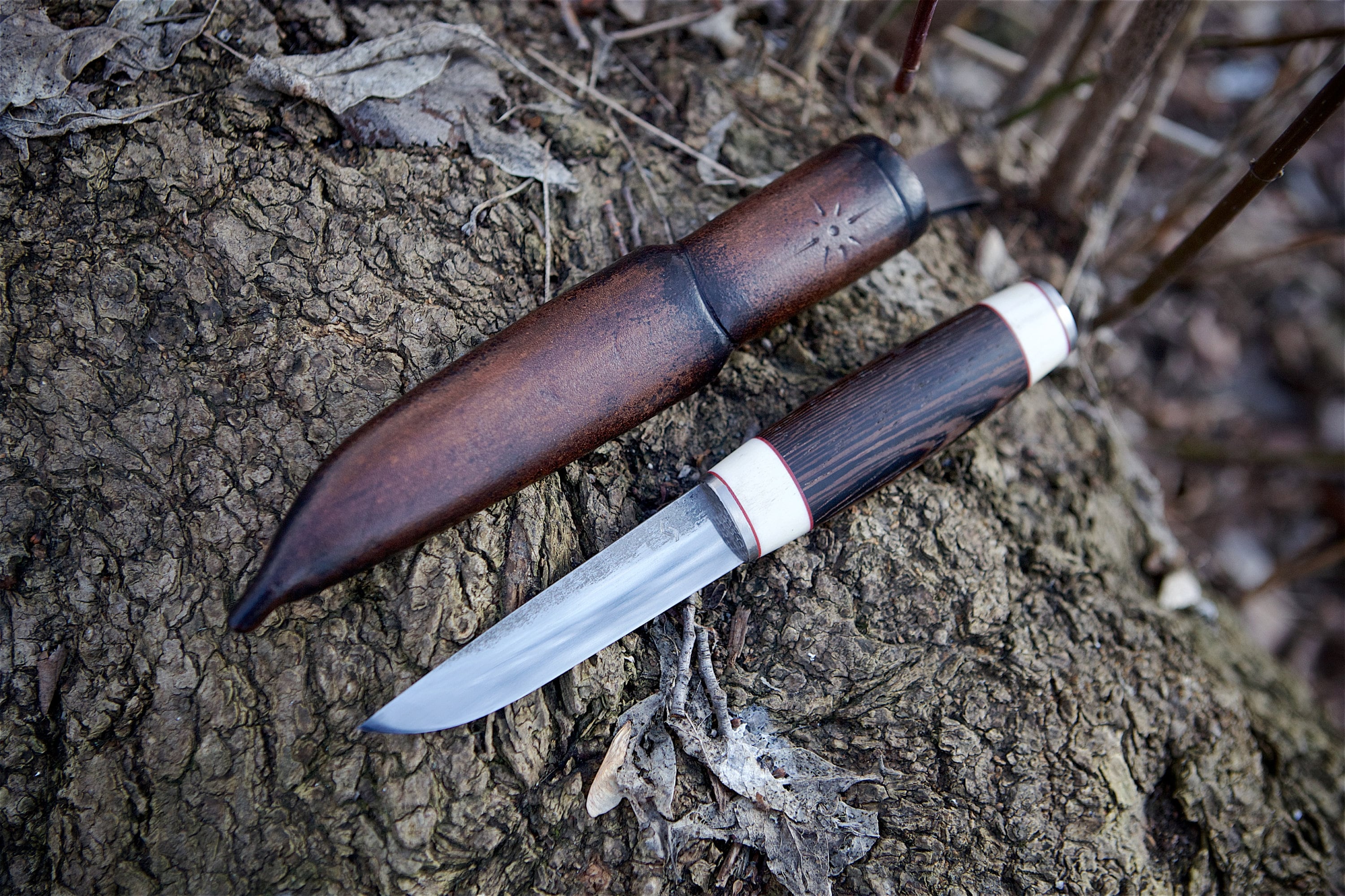 The hand made puukko knife Etsy
