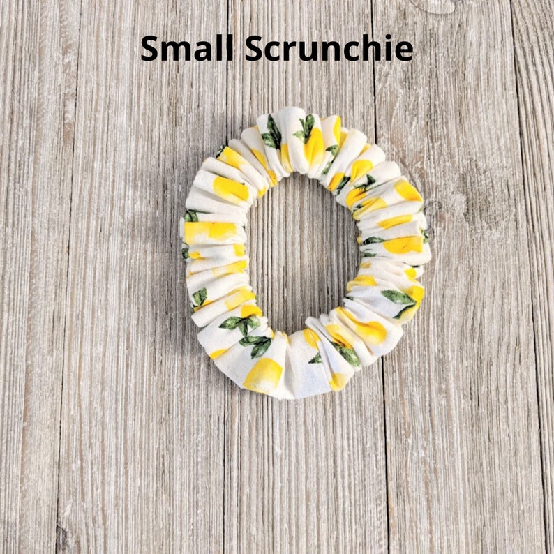 Lemon Hair Scrunchies Lemon Hair Accessory Scrunchies para Etsy España
