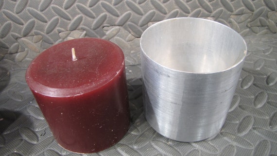 Pillar Candle Mold Candle Supplies Seamless Aluminum Candle Making Molds 