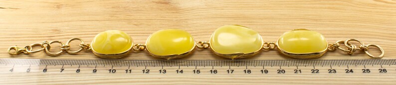 Gold plated silver 925 \u5929\u7136\u7425\u73c0 Weight-37,7g Luxurious Unique modern jewelry gift Exclusive Natural Amber Bracelet Adjustable Genuine Amber