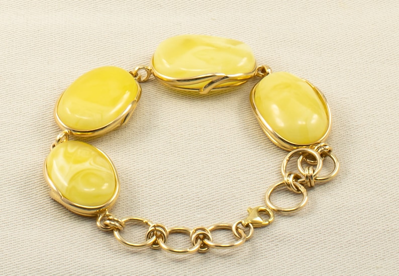 Gold plated silver 925 \u5929\u7136\u7425\u73c0 Weight-37,7g Luxurious Unique modern jewelry gift Exclusive Natural Amber Bracelet Adjustable Genuine Amber