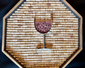 Wine Enthusiast Shadow Box Wall Hanging