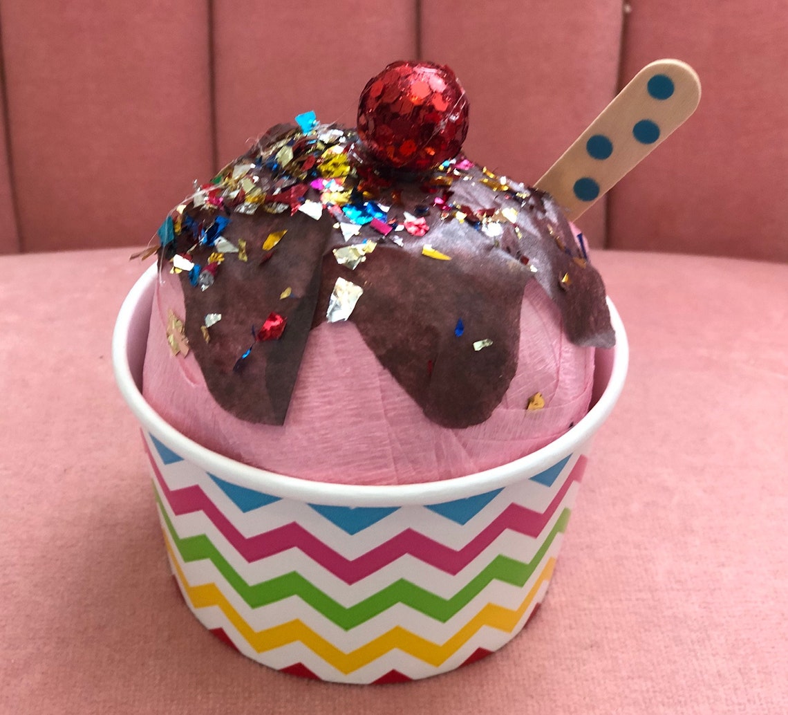 Ice Cream Sundae Surprise Ball Etsy