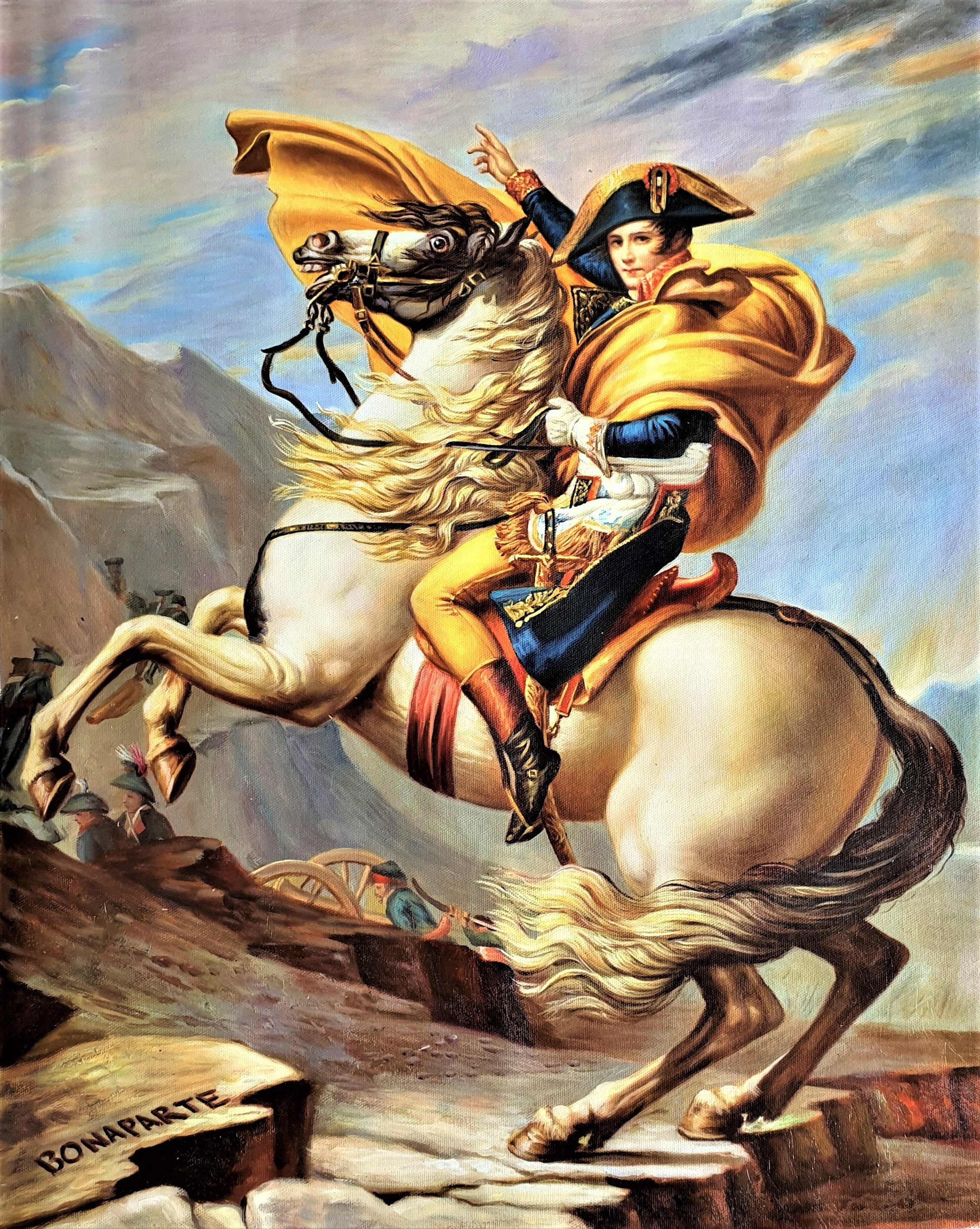Napoleon On White Horse Painting At Lisa Post Blog
