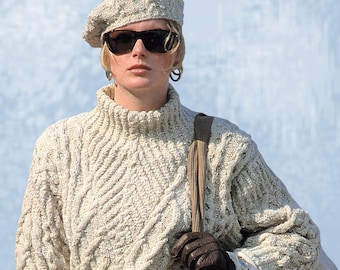 Cable knitting pattern Knitting woman jacket pattern Vintage knitting pattern Woman knitting pattern PDF knitting pattern