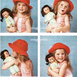 Sun hat crochet pattern. Girls crochet hat pattern. Vintage crochet pattern. Crochet hat pattern.