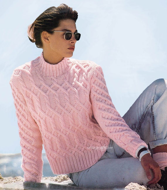 Strickpullover Anleitung Vintage Strickanleitung Pullover