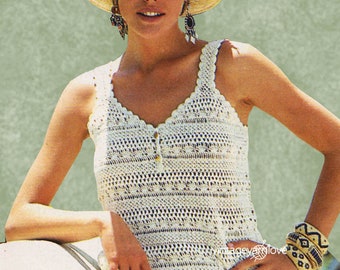 売れ筋商品|||ワンステイト カットソー トップス レディース Women's Crochet Open-Weave Tank Top Antique White Crochet Boho Top, Embroidered White Tank Top - Etsy