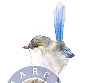 Watercolour Bird - Digital Download