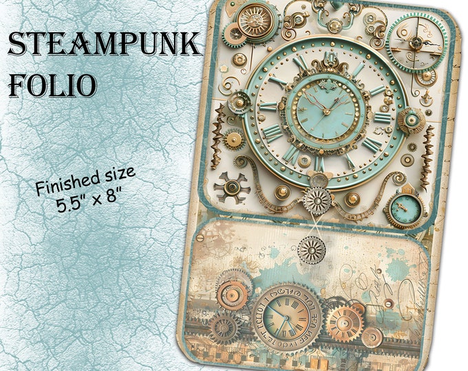 Steampunk Folio Steampunk Junk Journal Kit Printable Instant Download ...